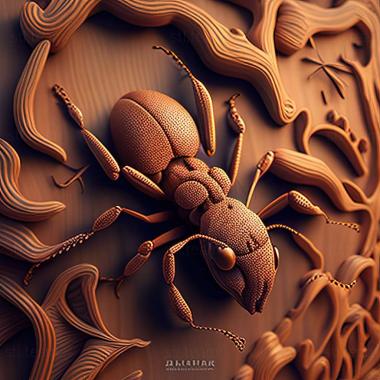 3D модель Pheidole гольчастий (STL)